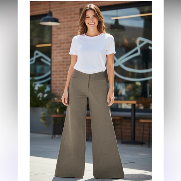 Express tan Editor Pants - Picture 1 of 7